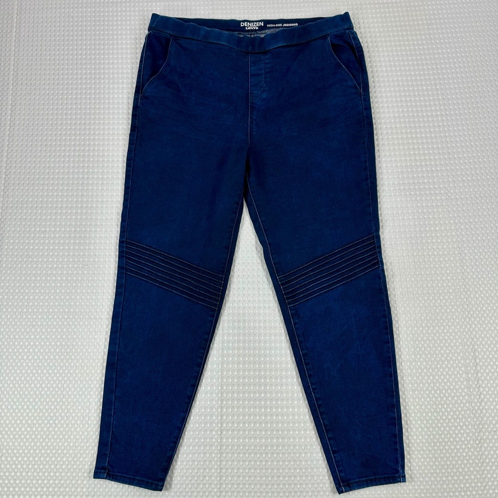 DENIZEN‎ Levi's High Rise Moto Jeggings Blue Women's Size XL